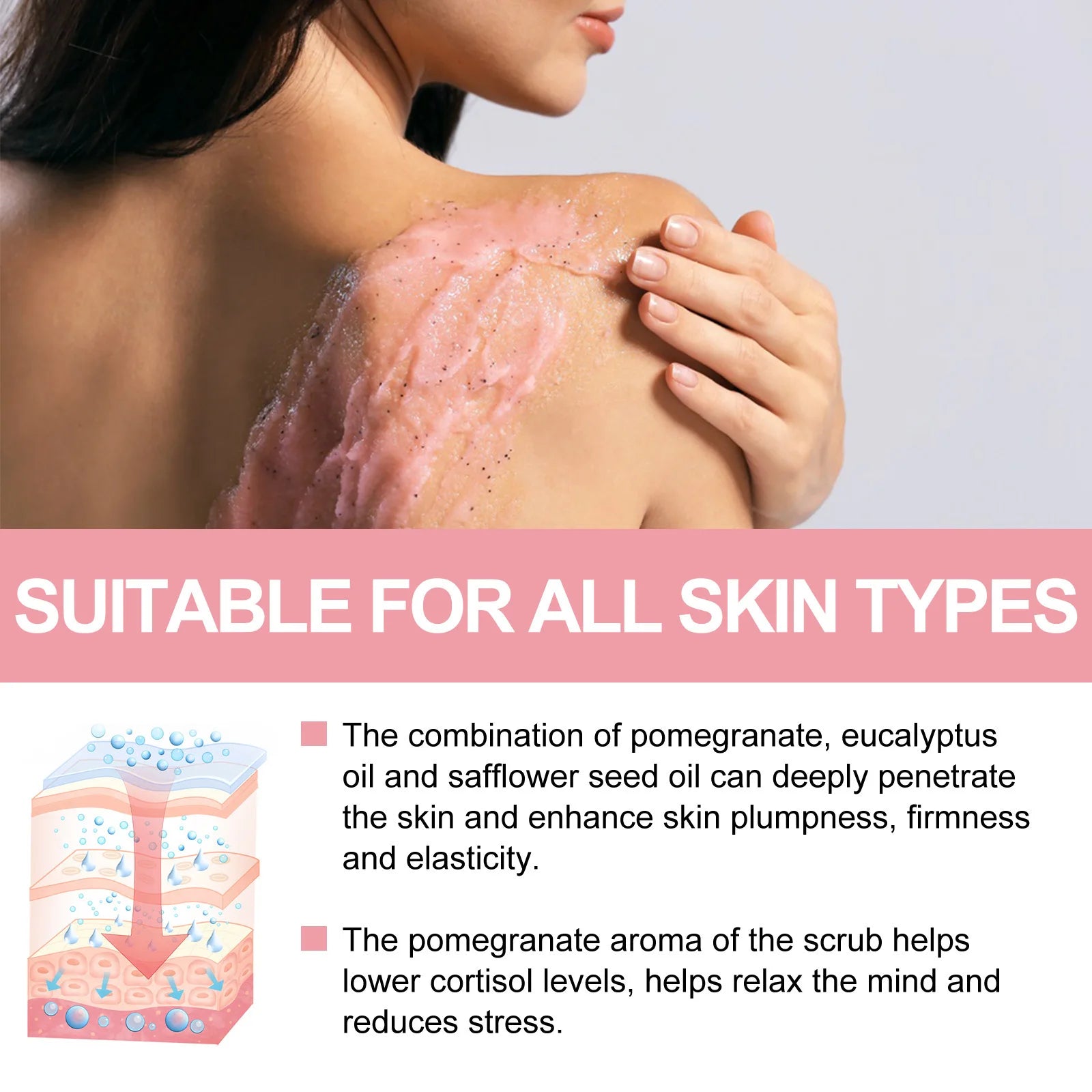 Cellulite Body Scrub 200g | Firming Exfoliating Cream by Tidesmit Scrubs Treatments Tidesmit
