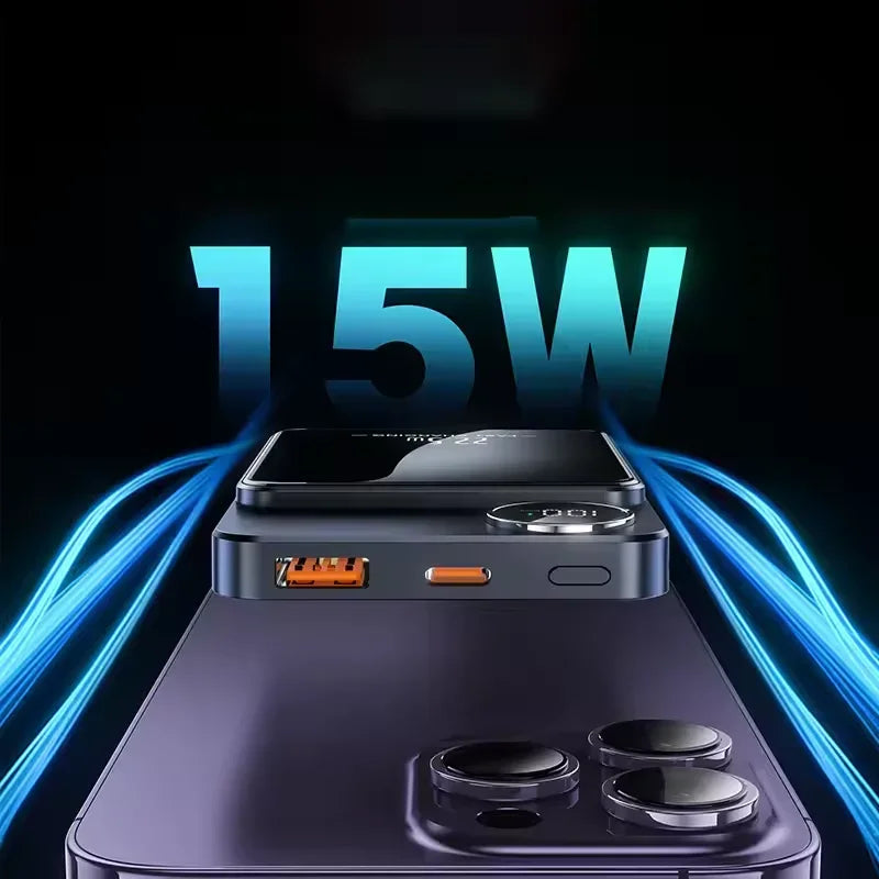 Tidesmit 100000mAh Magnetic Fast Charging Power Bank - High Capacity Tidesmit