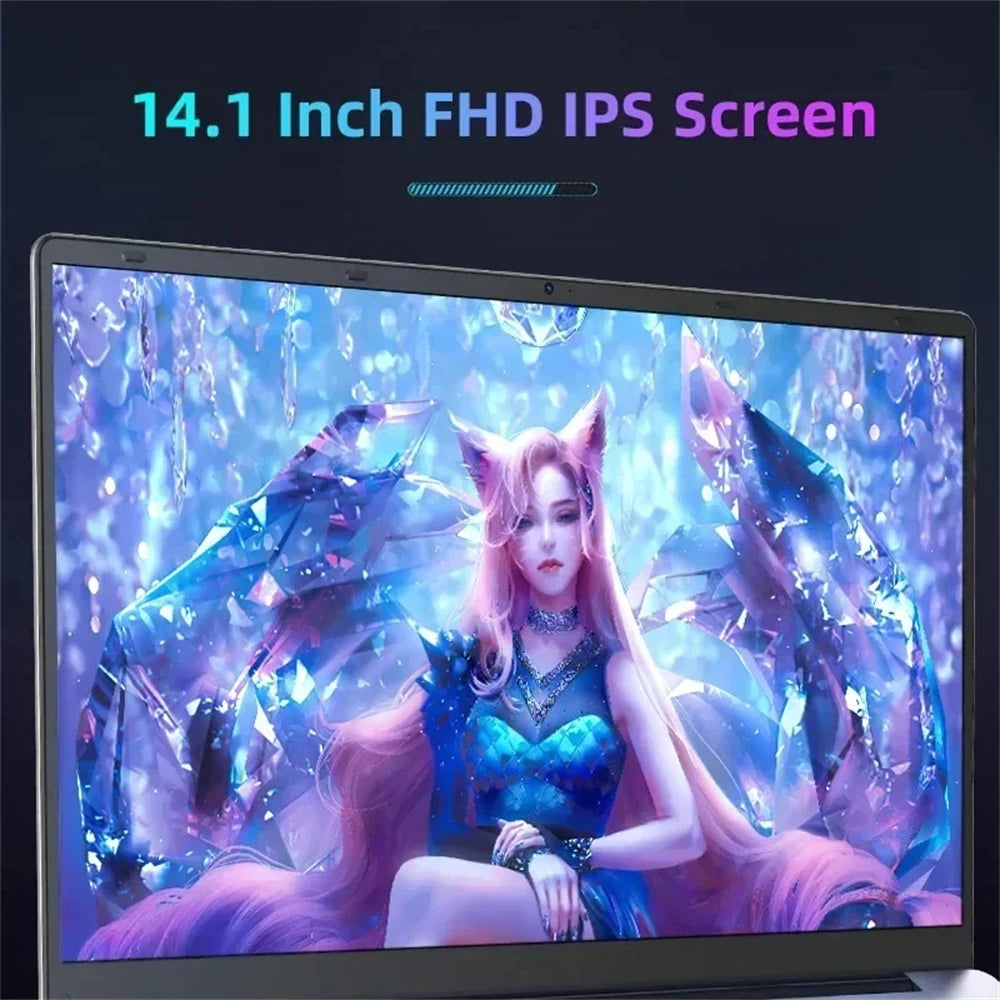 2026 Gaming i9 Laptop Windows 11 14.1"Intel Core i9 10980HK Computer 16GB RAM 1TB 2TB SSD Portable PC 1920*1080 Notebook Office