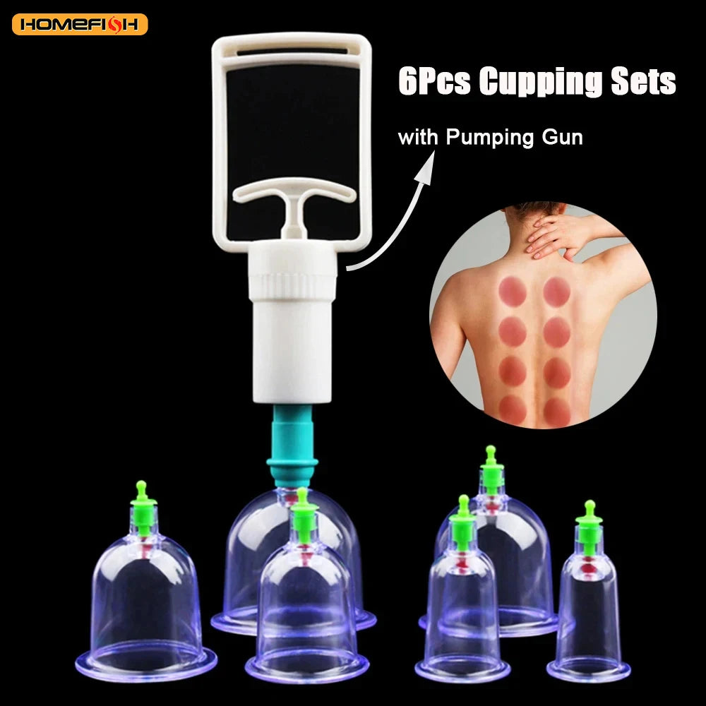 Vacuum Cupping Massage Kit for Deep Tissue and Muscle Recovery Fascia Gun Tidesmit