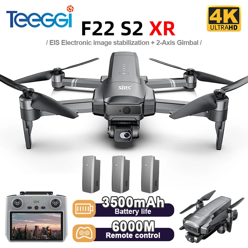 4K GPS Camera Drone with Obstacle Avoidance and Gimbal - Tidesmit Tidesmit