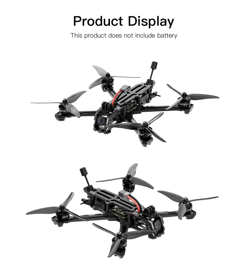 FPV Drone 6 Inch Analog Freestyle X-Shaped Quadcopter | Tidesmit Tidesmit