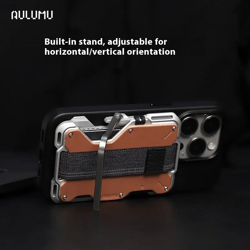 Magnetic Carbon Fiber Wallet: 6-in-1 Slim Fit Phone Case Tidesmit