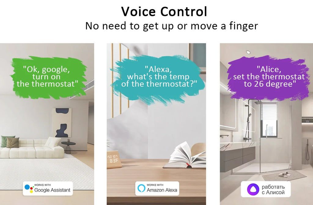 WiFi Smart Thermostat for Gas Boiler | App-Controlled Wireless Heating Tidesmit