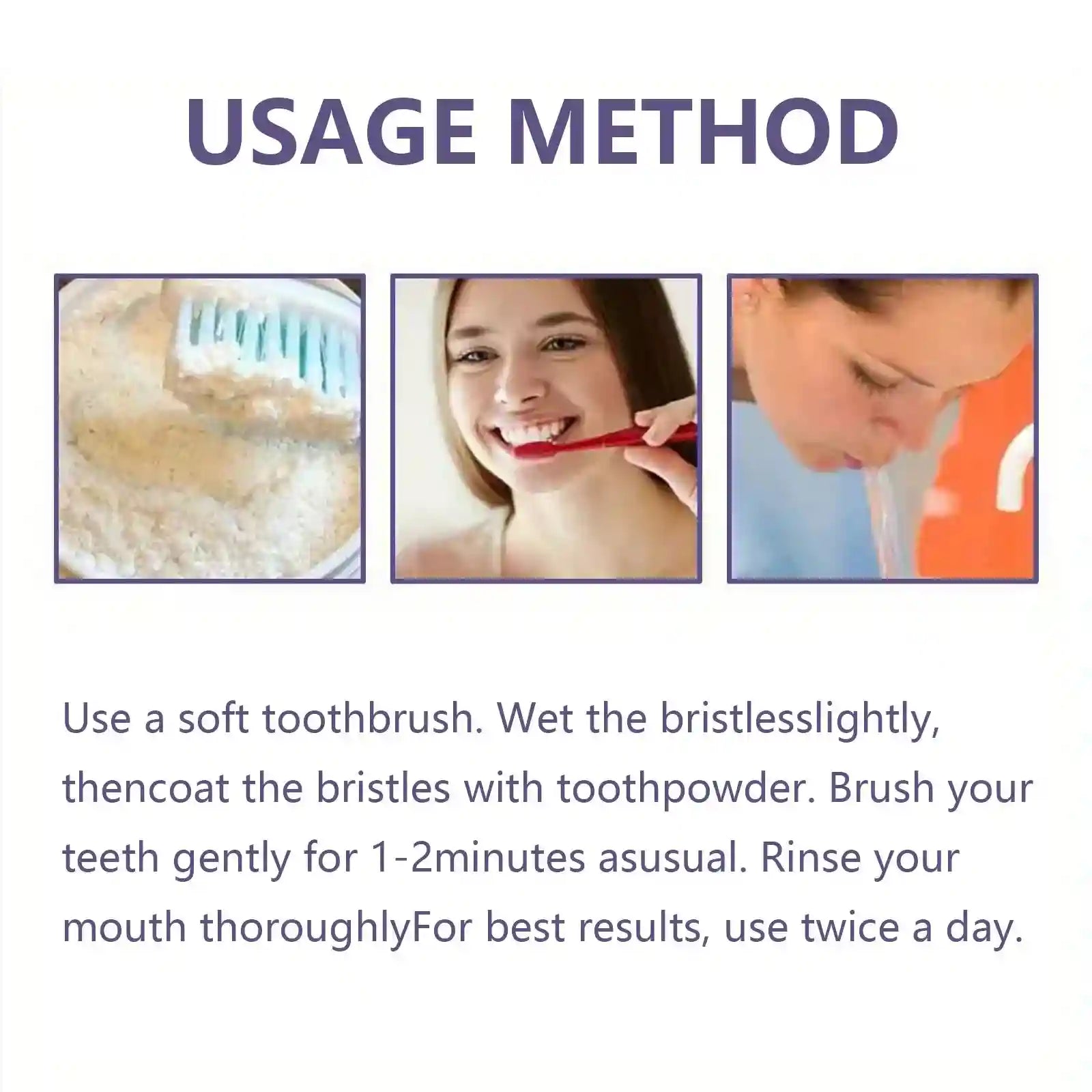 Tidesmit pearl tooth powder for effective yellow stain removal and fresh breath oral care