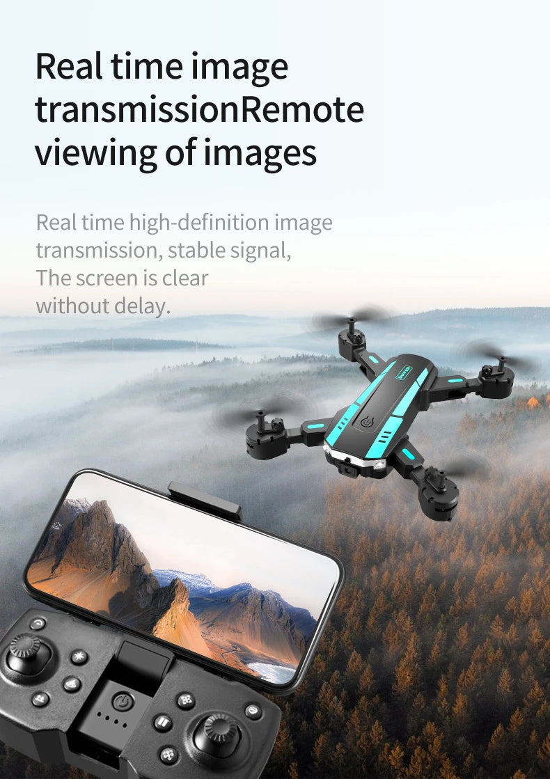 4K GPS Camera Drone with Obstacle Avoidance - Foldable Quadcopter Tidesmit