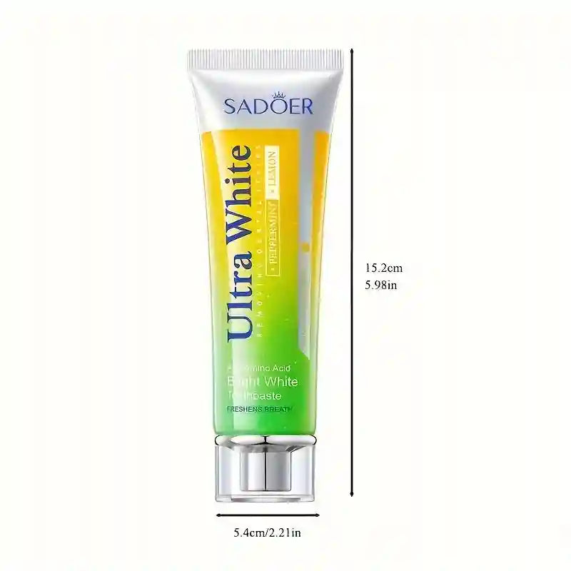 Tidesmit Lemon Mint Whitening Toothpaste for brightening teeth and fresh breath