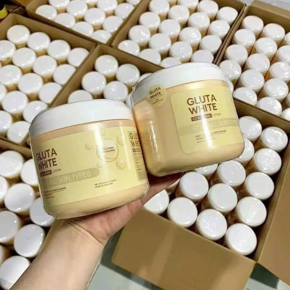 Gluta Body Lotion Skin Whitening Cream 300ml - Salon-Quality Formula Scrubs Treatments Tidesmit