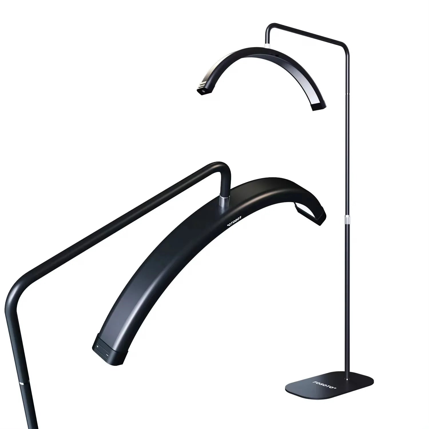 Half Moon LED Beauty Light for Lash and Nail | Adjustable 28 Inch Tidesmit Y8II black 28in Tidesmit