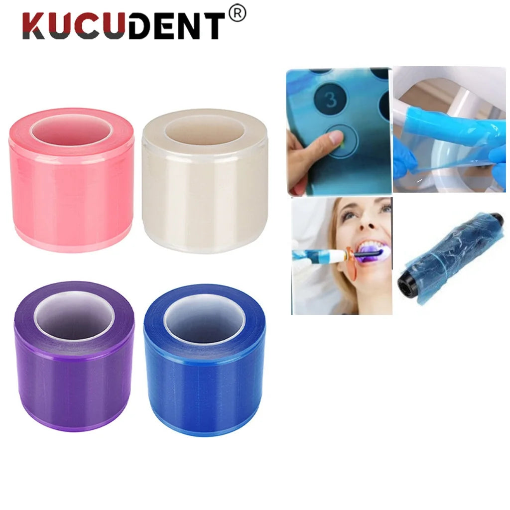 Dental Barrier Film Roll - 1200 Protective Sheets for PMU Machines Permanent Makeup Machines Tidesmit