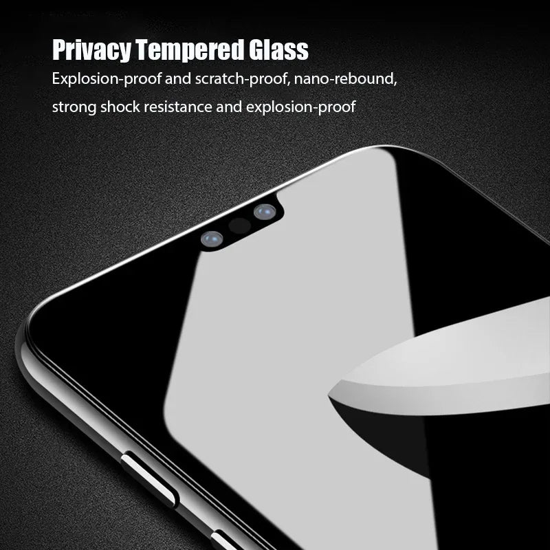 Privacy Screen Protector for iPhone 16 Pro Anti-Spy Tempered Glass Tidesmit