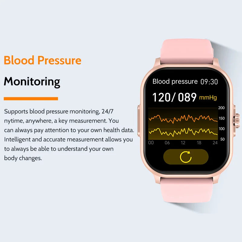 2026 New AI Healthy Diagnose ECG+PPG Smart Watch Blood Lipid Uric Acid Bluetooth Call Blood Pressure Health Smartwatch Women