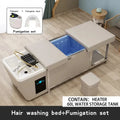 Massage Shampoo Bed with 90L Tank - Professional Salon Spa Station Massage Chairs Silver China Mainland Tidesmit