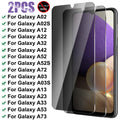 2Pcs Privacy Screen Protector for Samsung Galaxy A52 A53 A13 A52S A32 A02S A03S A12 A72 A22 A33 A73 5G Anti-spy Tempered Glass AE 2PCS Anti-spy Glass Tidesmit