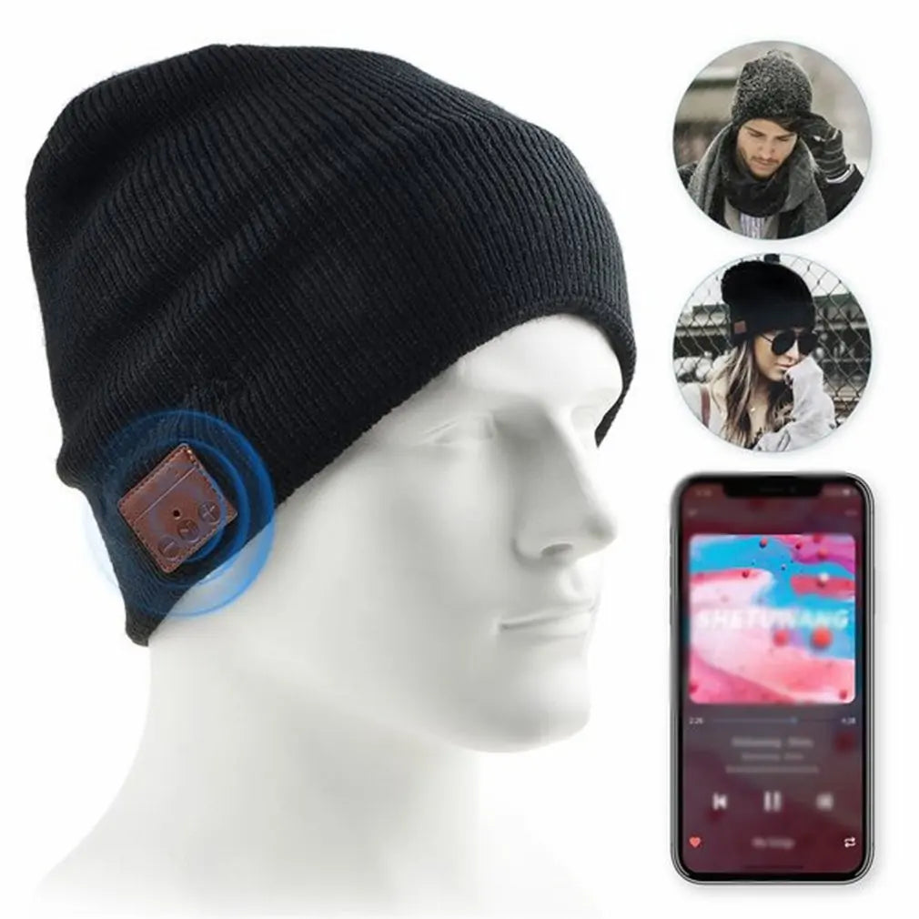 Bluetooth Headband Hat - Wireless Music Beanie with Hands-Free Audio Tidesmit