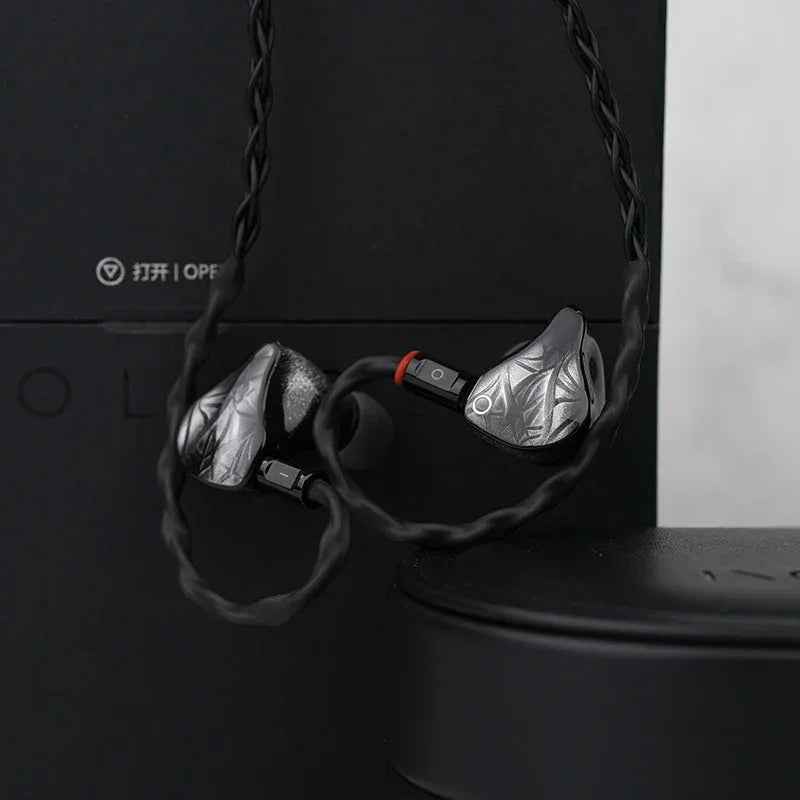 Volare Hybrid IEMs 1DD 4BA 4EST Wired In-Ear Monitors by Tidesmit Tidesmit