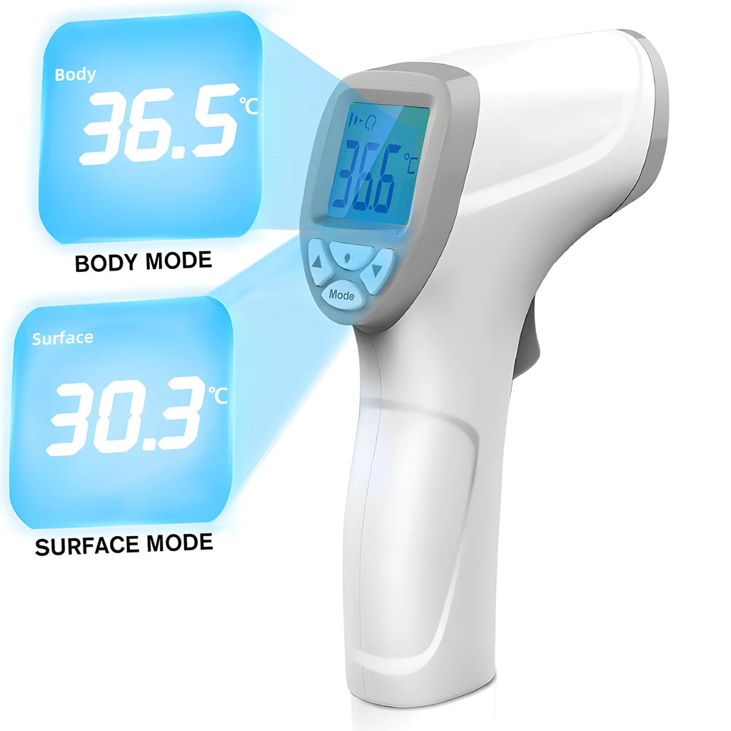 amzwn Baby Digital Infrared Forehead Thermometer Fever Contactless Clinical Electronic Medical Temperature Meter Adult