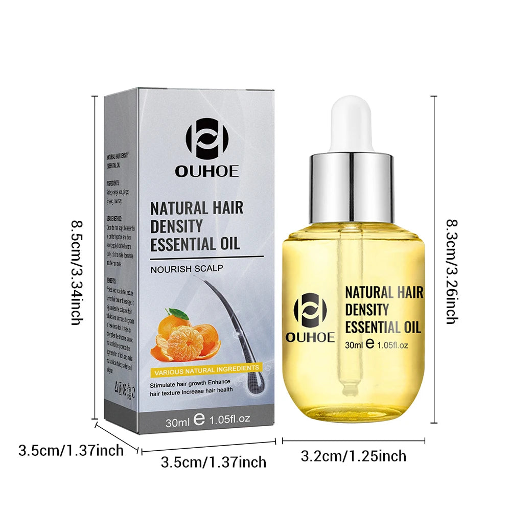 Tidesmit Ginger Hair Growth Oil for thicker, fuller hair and root strengthening treatment for men and women.