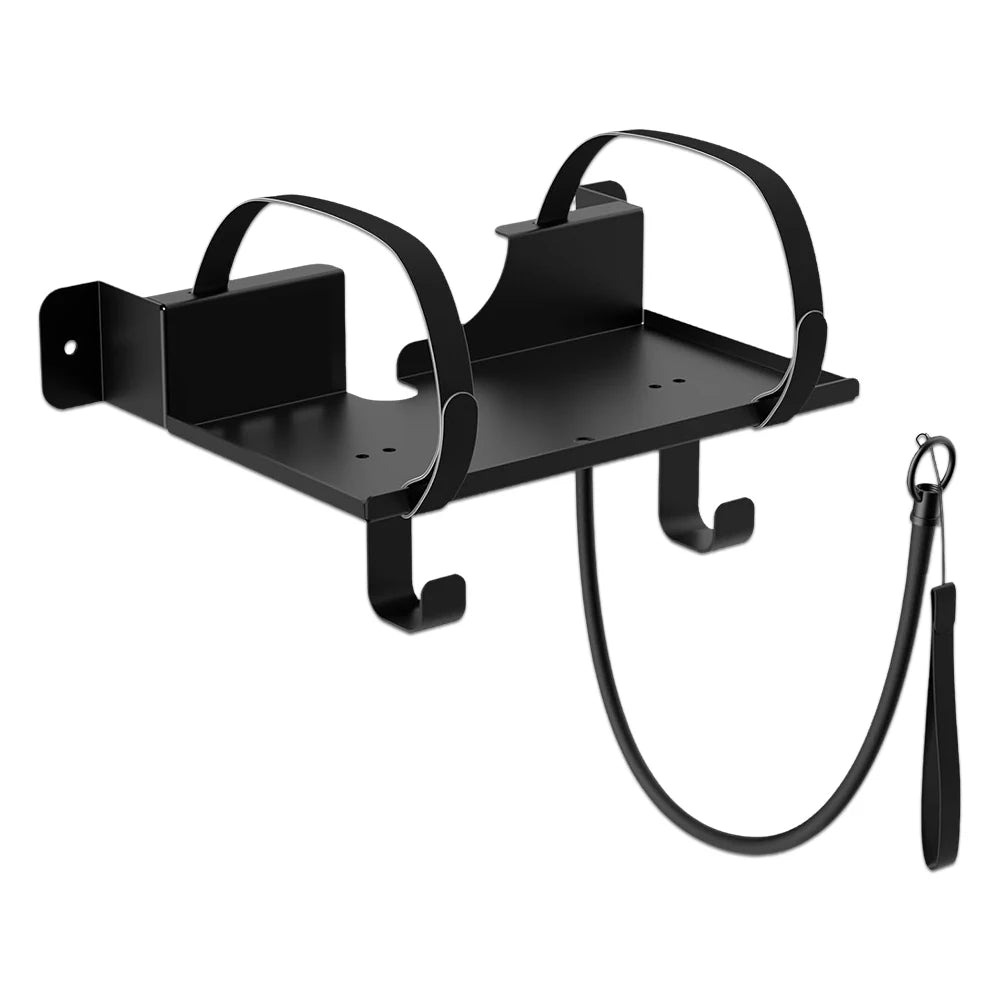CPAP Wall Mount Shelf Compatible with S10/S11 Bedside Organizer with Adjustable Angle CPAP Hose Holder & Hook for CPAP Mask Tube