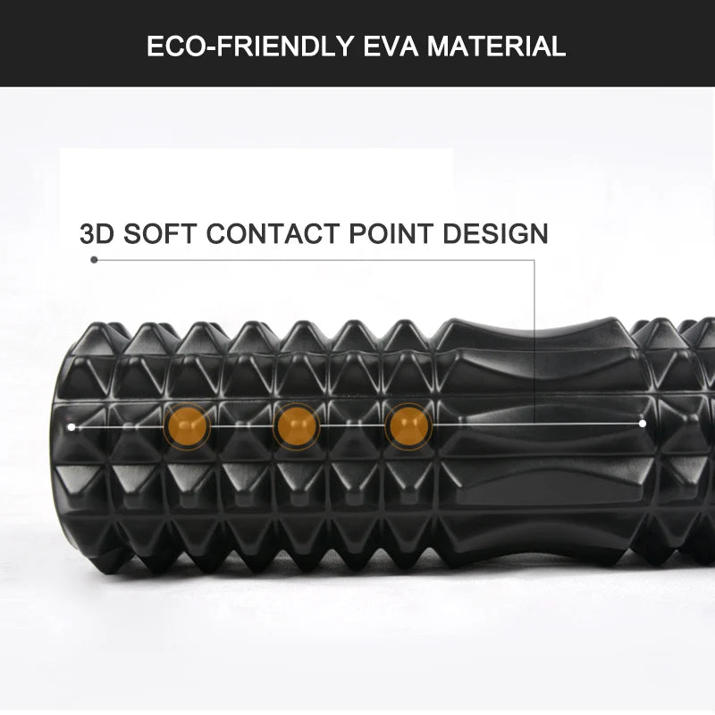 Crescent Solid foam axis 45*13cm yoga post ideal for fitness, yoga, Pilates and muscle relaxation
