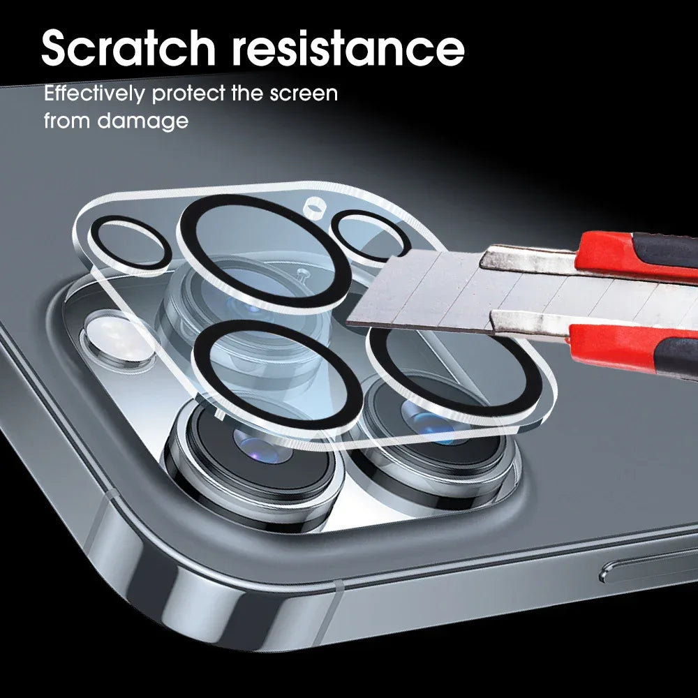 iPhone Camera Lens Protector: 9H Tempered Glass for iPhone 13-16 Tidesmit