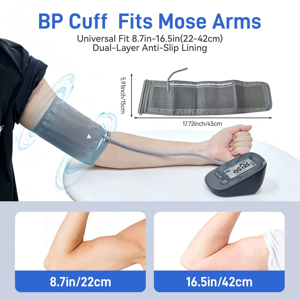 Aicare Digital Blood Pressure Monitor Medical Upper Arm Sphygmomanometer Automatic Tensiometer‌ Blood Pressure Meter 2 Users
