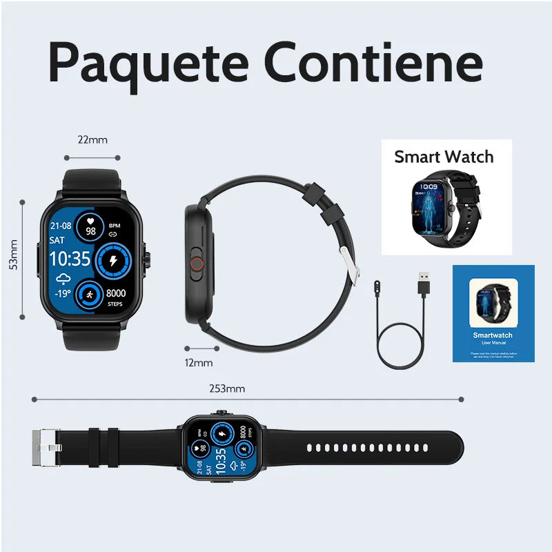 2026 New AI Healthy Diagnose ECG+PPG Smart Watch Blood Lipid Uric Acid Bluetooth Call Blood Pressure Health Smartwatch Women