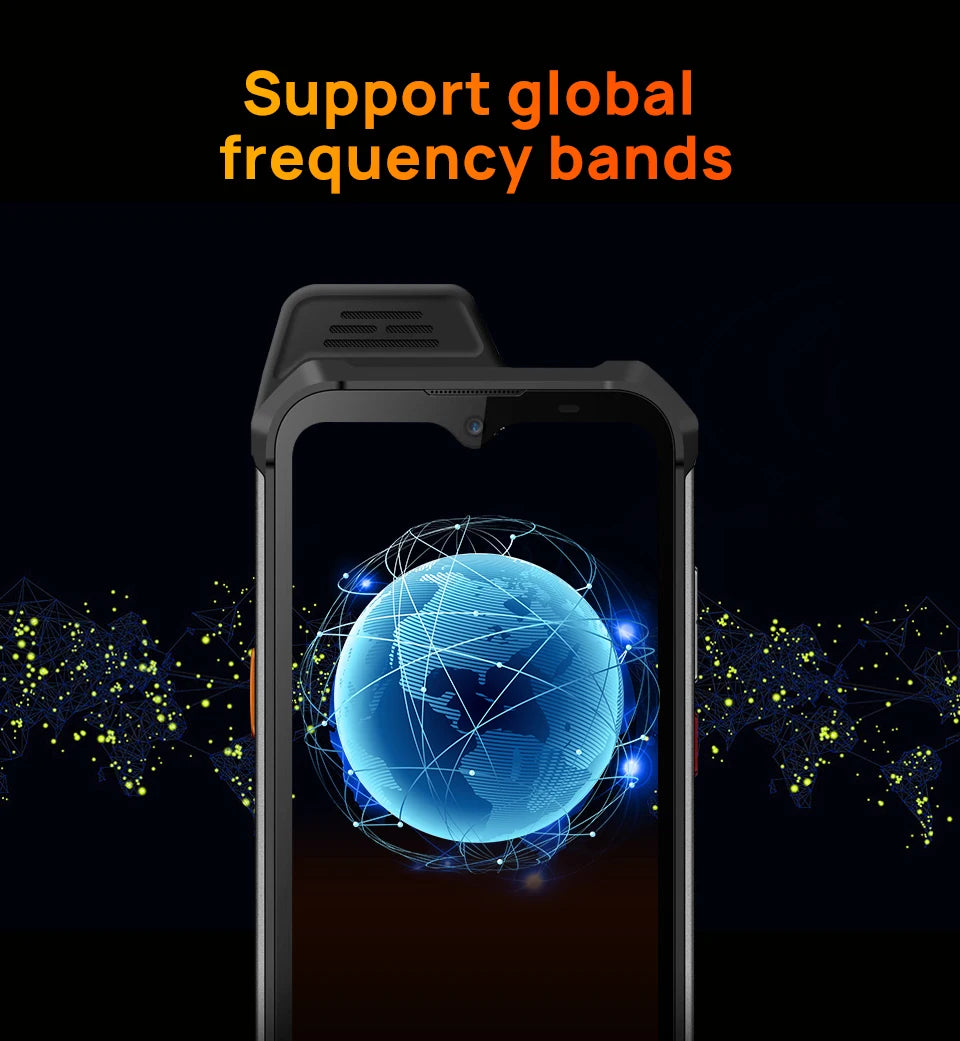 UNIWA W999 ATEX Explosion-proof Smartphones Rugged IP68 6.39" FHD Andriod13 8GB+128GB 5000mAh Walkie Talkie PTT NFC Mobile Phone