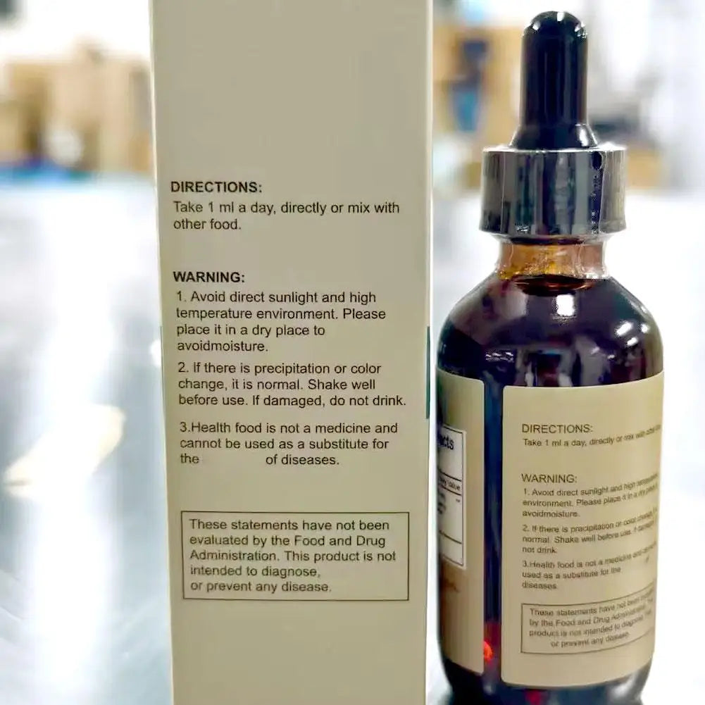 Tidesmit Natural Herbal Lymphatic Drainage Drops: Fast-Absorb Detox Liquid for Swelling Relief and Blood Circulation.