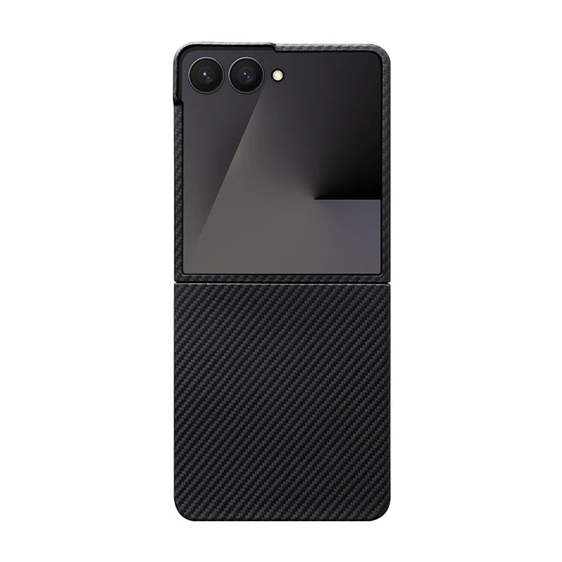 Samsung Galaxy Z Flip 7 Aramid Fiber Case with Magnetic Holder 600D only shell Galaxy Z Flip7 Tidesmit