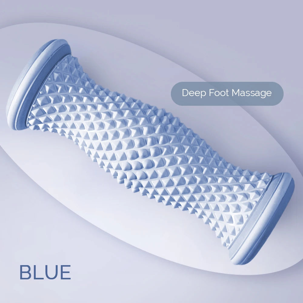Foot Massager Roller for Plantar Fasciitis Relief - Portable Blue Tidesmit Back Massage Instrument Blue Tidesmit