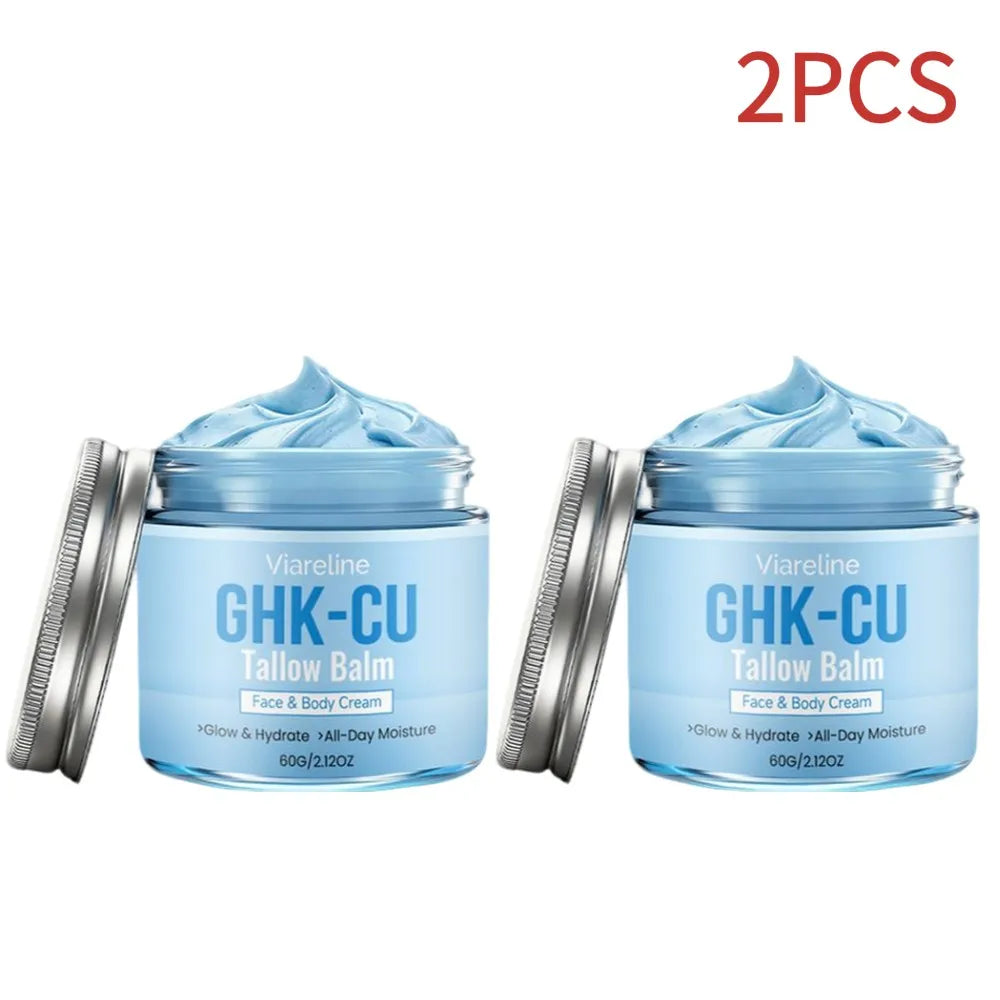 Copper Peptides GHK-Cu Beef Tallow Cream For Daily Care Not Greasy Deep Moisturizing Smoothing Skin Repair Skin Barrier Skincare