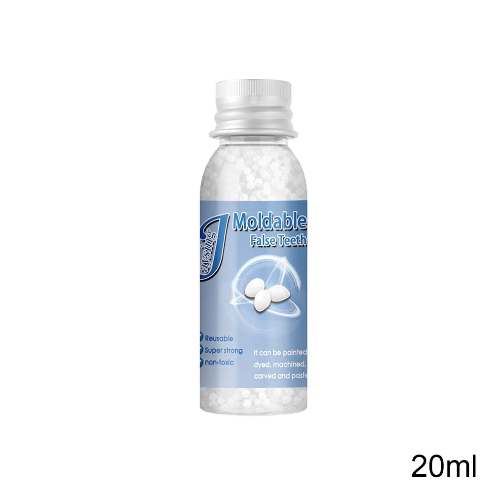 Tidesmit resin false teeth for temporary dental filling and solid gum restoration
