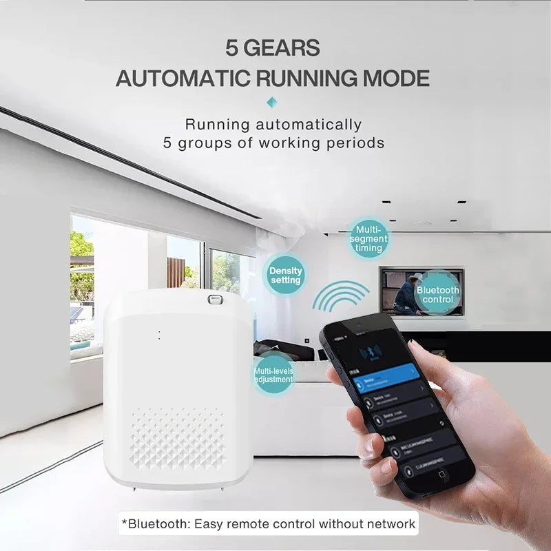 NAMSTE New Electric Aroma Diffuser Bluetooth 1000m³  Diffuser Essentail Oil  Aromatherapy Machine Device Electric Aromatic Oasis