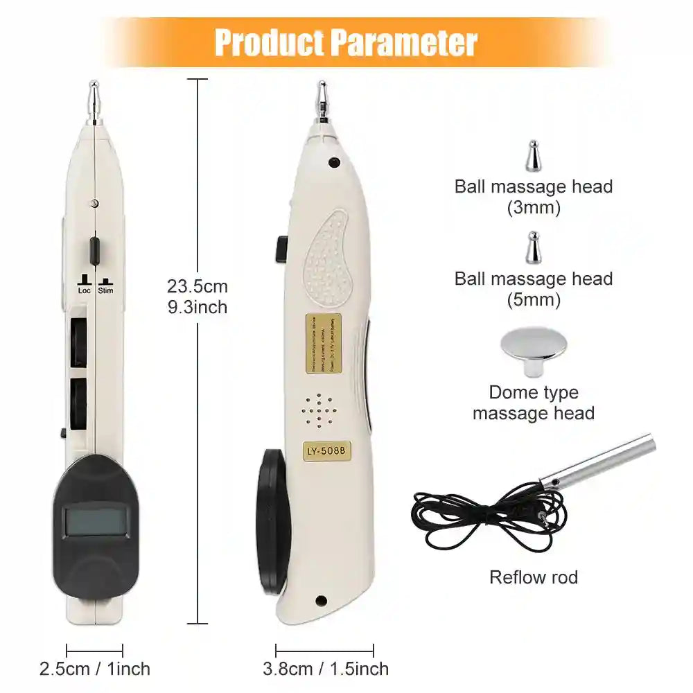Acupuncture Pen Digital Electric Muscle Stimulator for Home Relaxation Relaxation Treatment Tidesmit