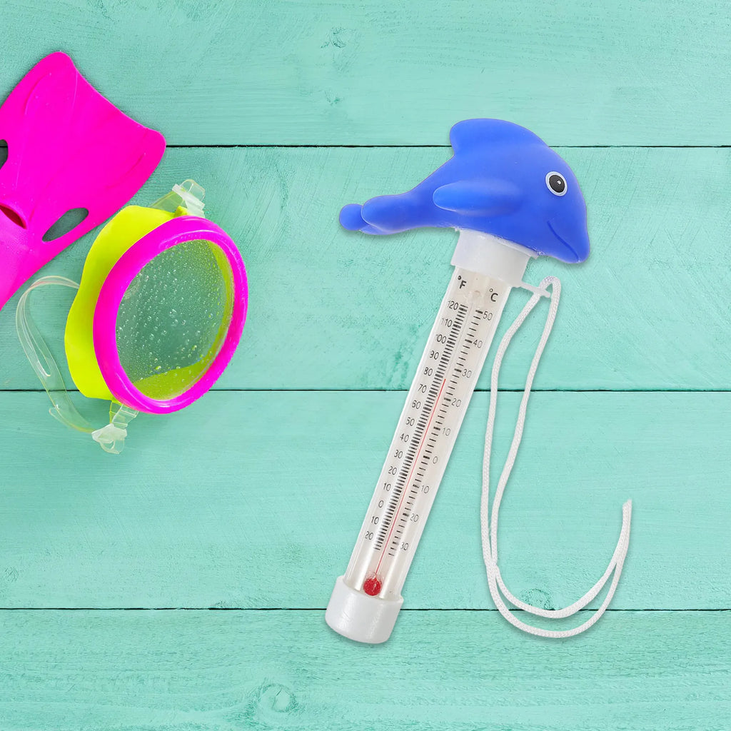 Baby Bath Thermometer Floating Cartoon Animal Style Large Display Quick Response Sensor Accurate Water Temp Gauge for Pools Tubs