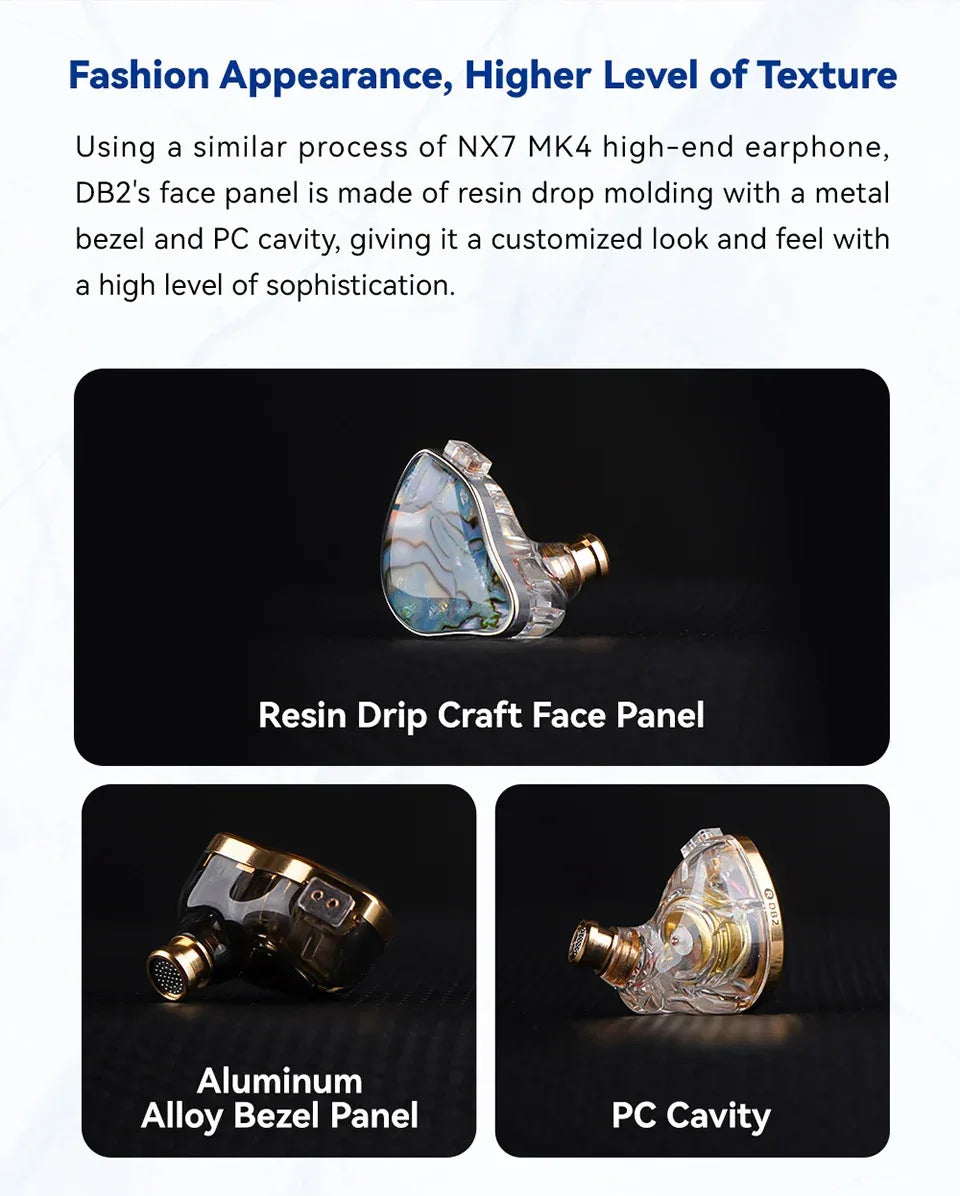 HiFi In-Ear Monitors 1DD+1BA Hybrid Dual Driver Earphones | Tidesmit Tidesmit