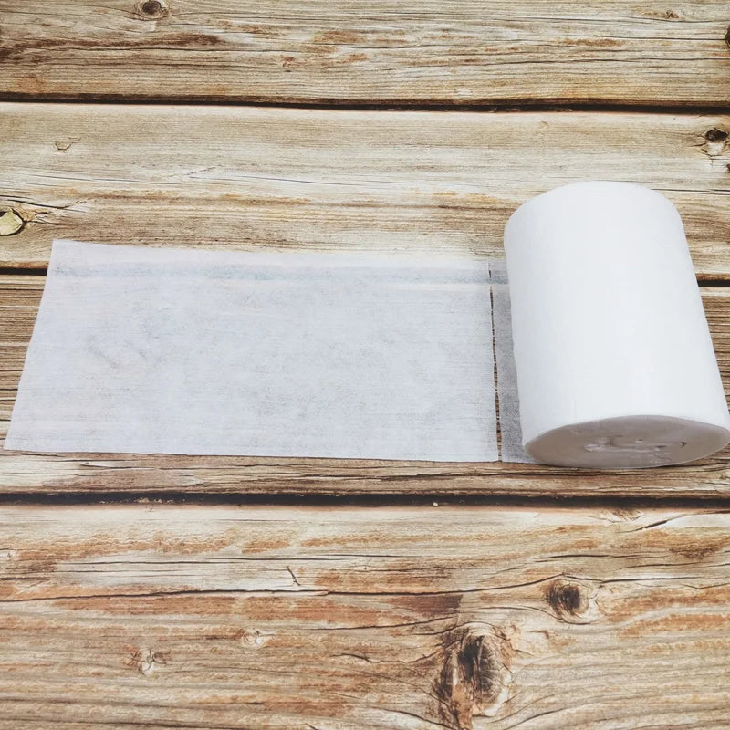 2PCs 100% Biodegradable & Flushable Nappy Liners Cleaning Diaper Insert Cover Wipes one set for 4 Rolls Bamboo Liners one set