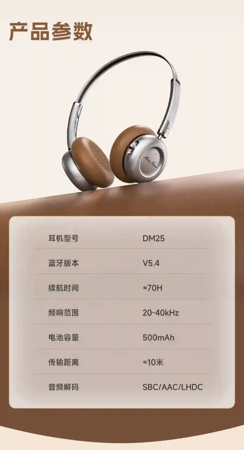 Wireless Bluetooth Gaming Headphones with Active Noise Cancellation Tidesmit