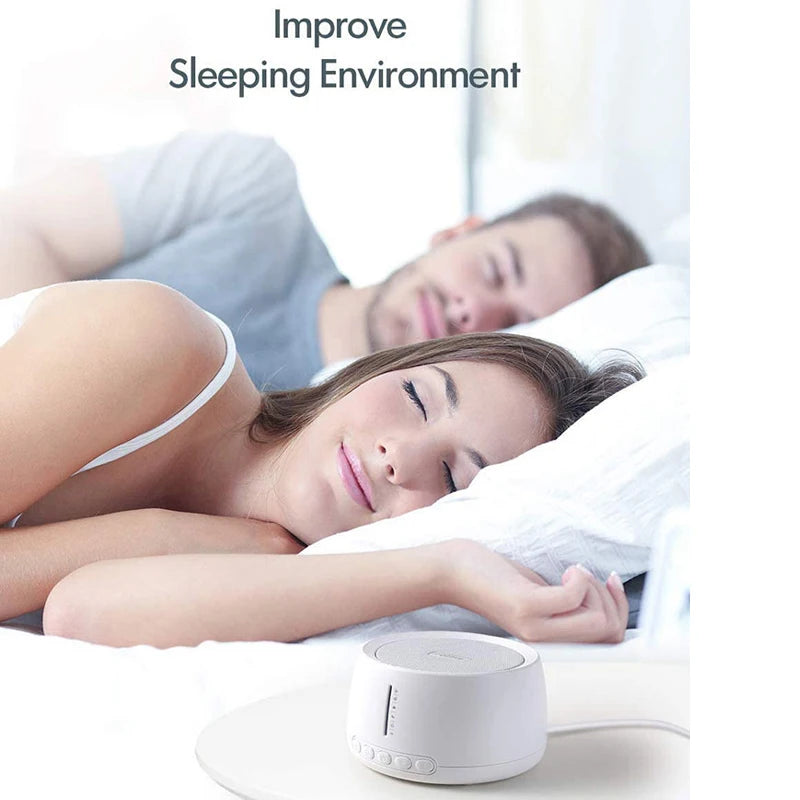 Portable Mini Smart Sleep Therapy Instrument Portable White Noise Machine 30 Sounds 36 Levels for Adult Baby and Household Use