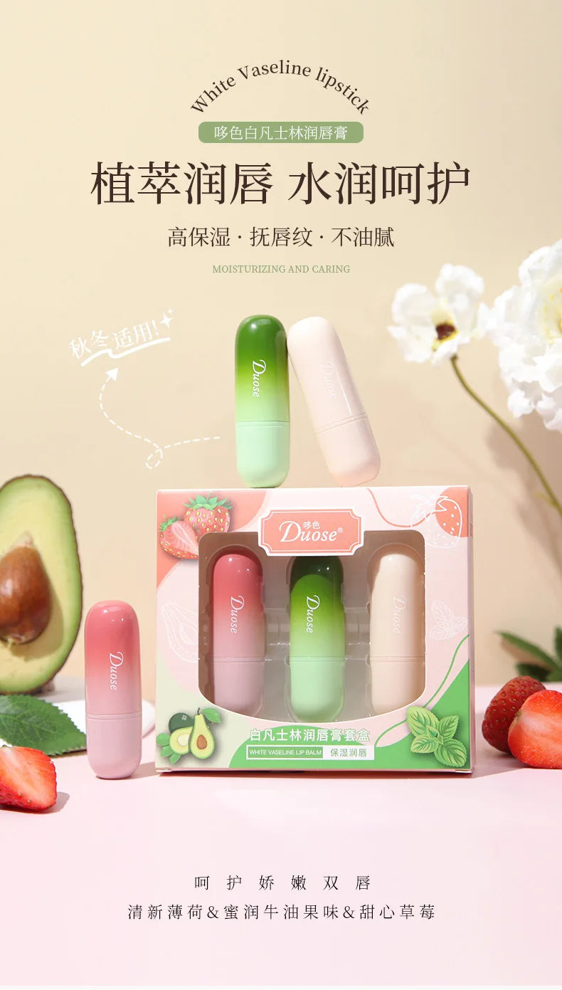Fruit Lip Balm Set | Nourishing Moisturizing Lip Care Treatment Lip Care Tidesmit