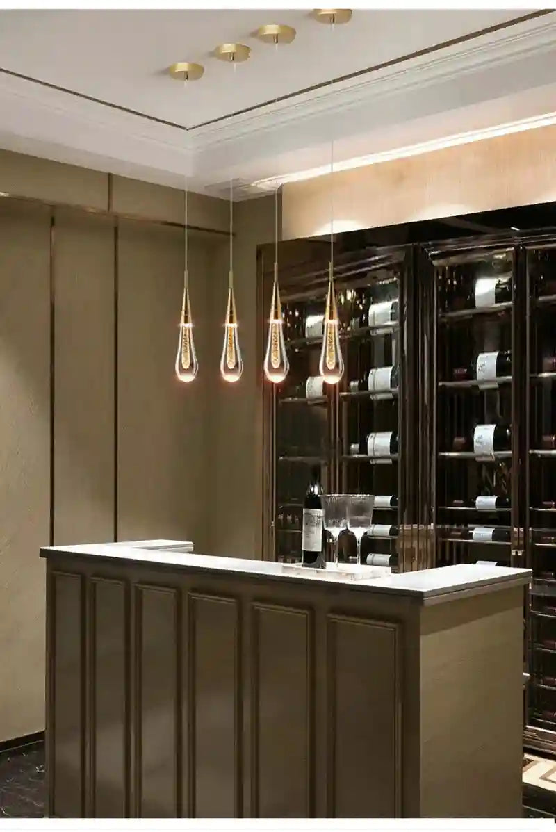 Bubble Crystal Pendant Ring Light for Modern Dining Rooms | Tidesmit Tidesmit