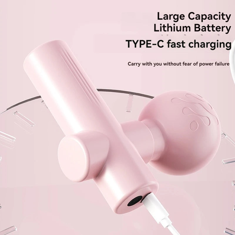 Mini Massage Gun for Deep Tissue Muscle Relief - USB Rechargeable Body Shaping Massage Equipment Tidesmit