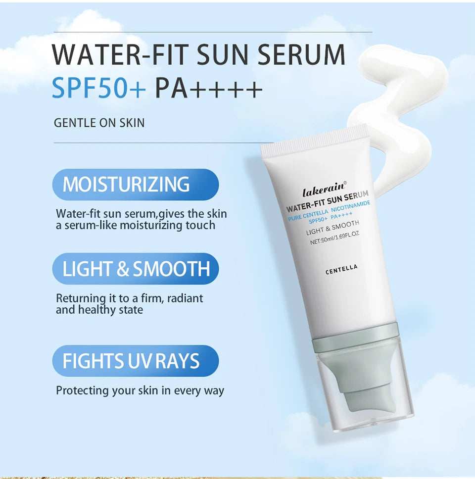 Tidesmit SPF 50+ hydrating sun block isolation cream texture close-up for daily face makeup sun protection
