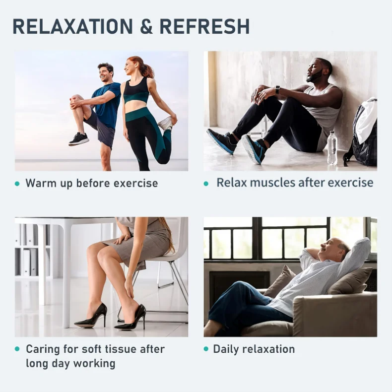 Leg Massager for Circulation: Air Compression Relief by Tidesmit Body Shaping Massage Equipment Tidesmit