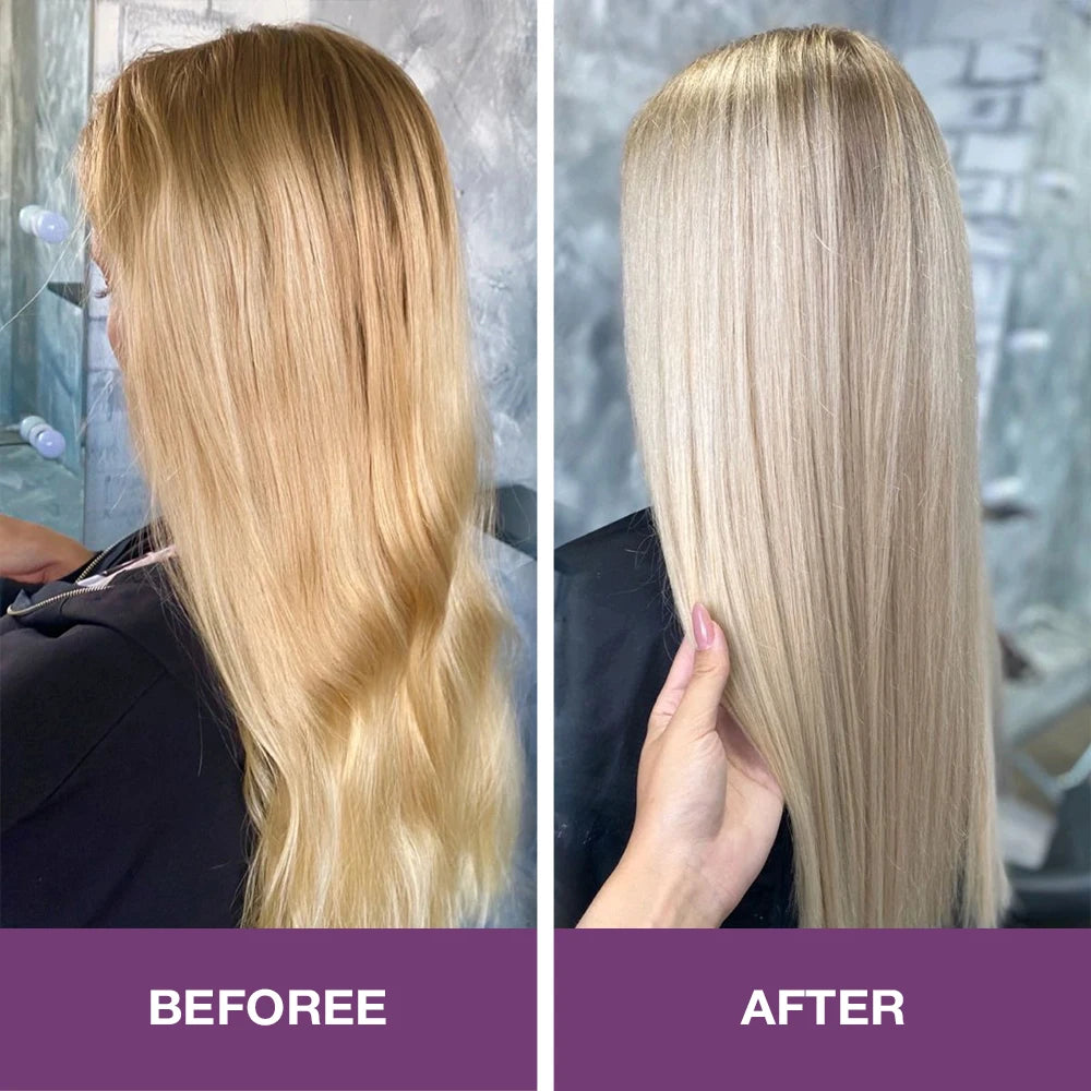 Karseell Purple Shampoo Neutralizes Brass & Yellow Tones Color-Correcting Shampoo For Blonde Silver Gray Highlighted Hair