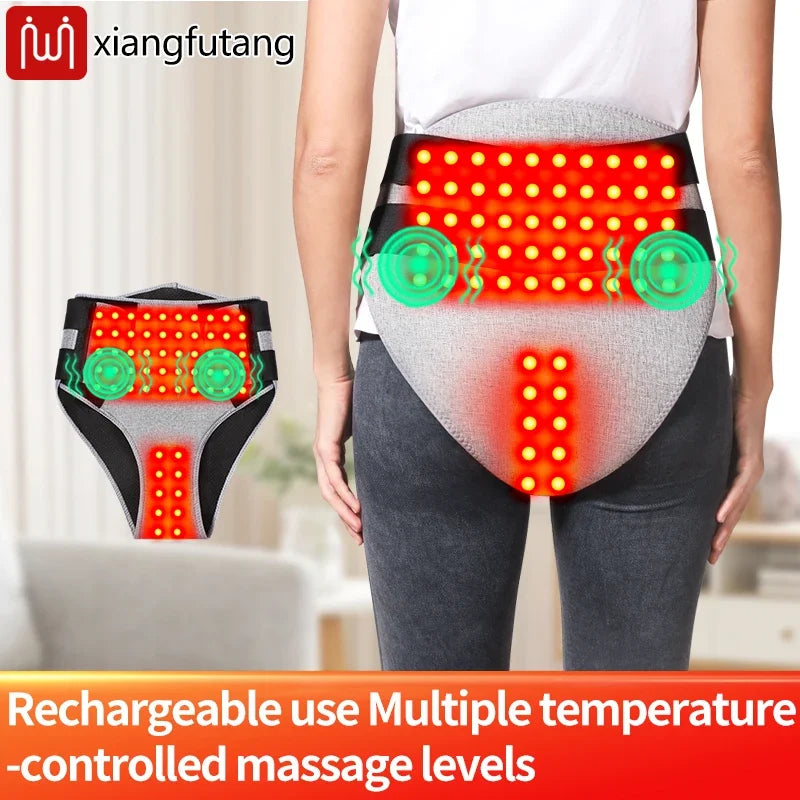 Menstrual Cramp Relief Pad | Red Light Heat Therapy | Tidesmit Massage Cushion Tidesmit