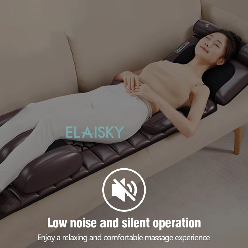 Full Body Shiatsu Massage Cushion with Heat Therapy | Tidesmit Massage Chairs Tidesmit