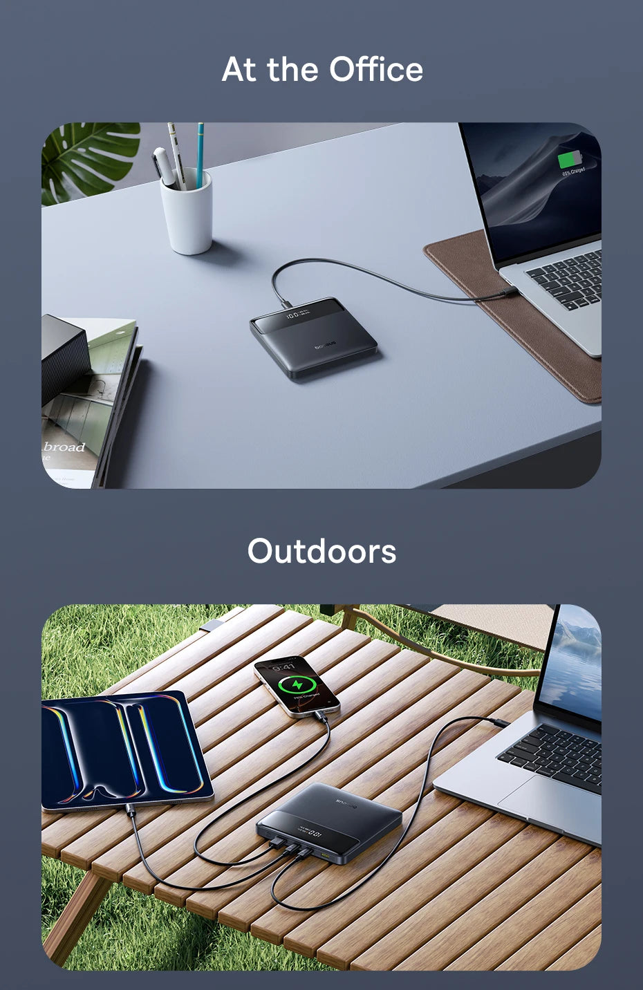 100W Fast Charging Power Bank 20000mAh PD for Laptops by Tidesmit Tidesmit