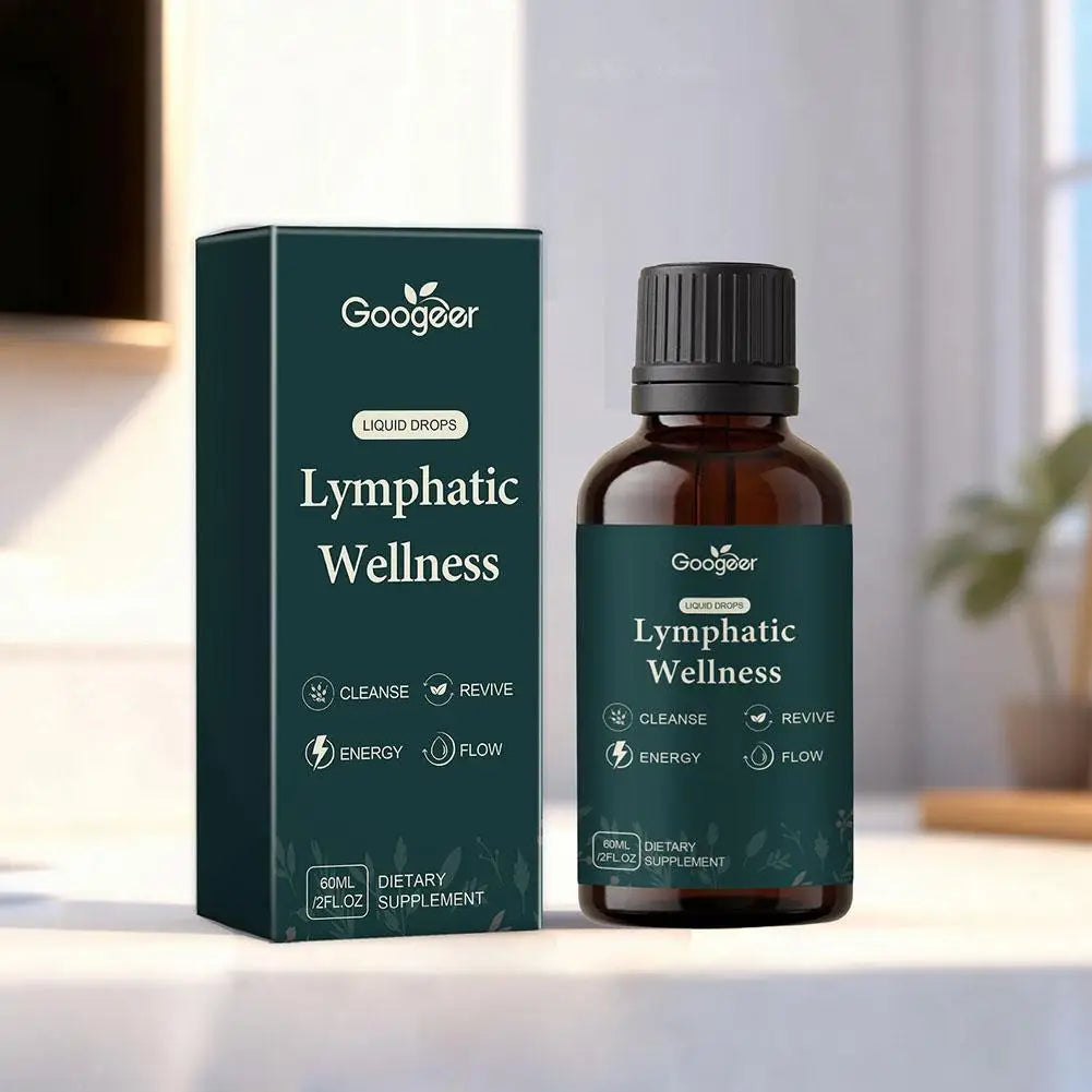 Lymphatic Drainage Drops 2000mg Herbal Blend with Elderberry Echinacea Dandelio Supports Lymphatic Drainage, Immune System